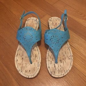 Teal Sandals